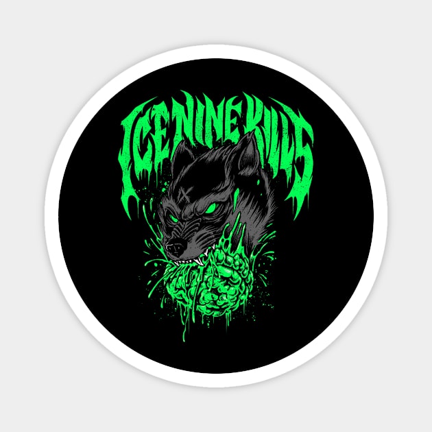 Ice Music Nine Band Kills  – Panther Magnet by lianbiang